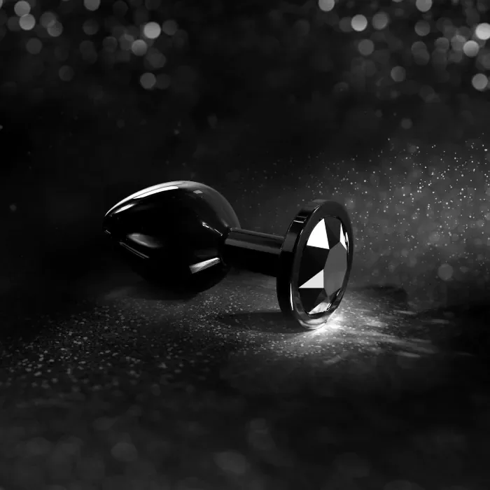 Анальна пробка Dorcel Diamond Plug Black S — фото 8