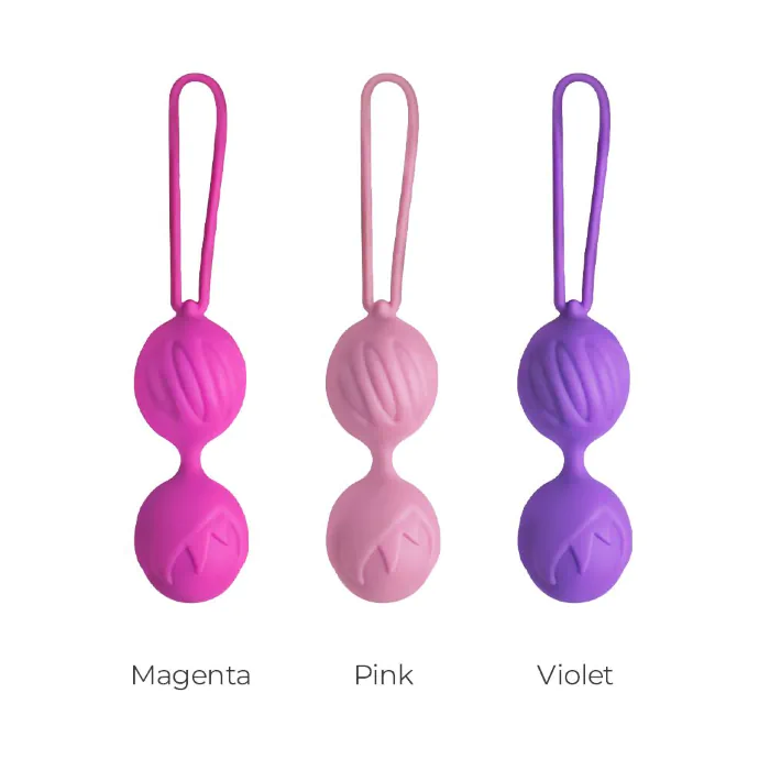 Вагінальні кульки Adrien Lastic Geisha Lastic Balls Mini Magenta S — фото 4