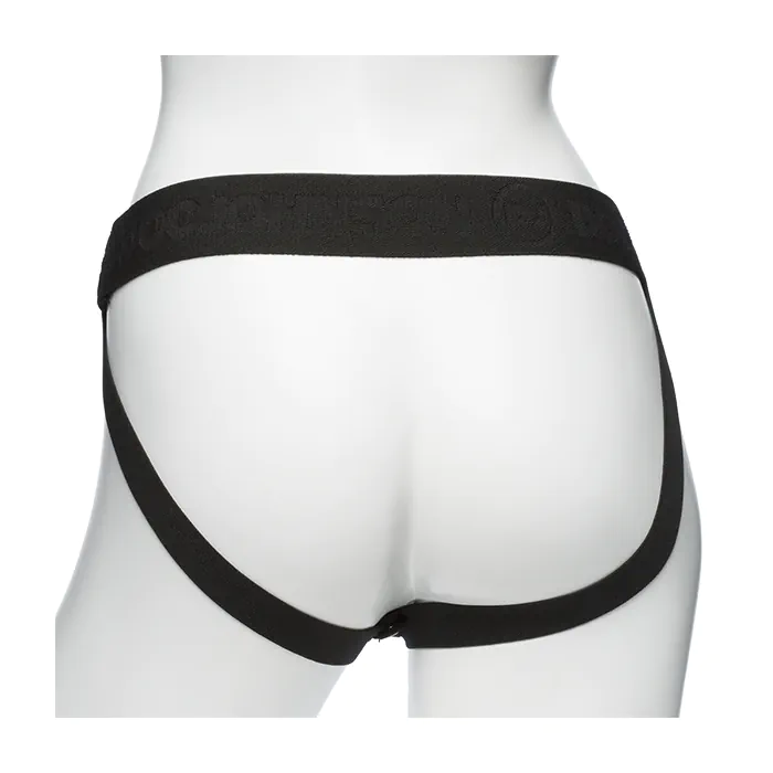 Набір для страпону з вібрацією Doc Johnson Body Extensions - BE Naughty - Black — фото 5
