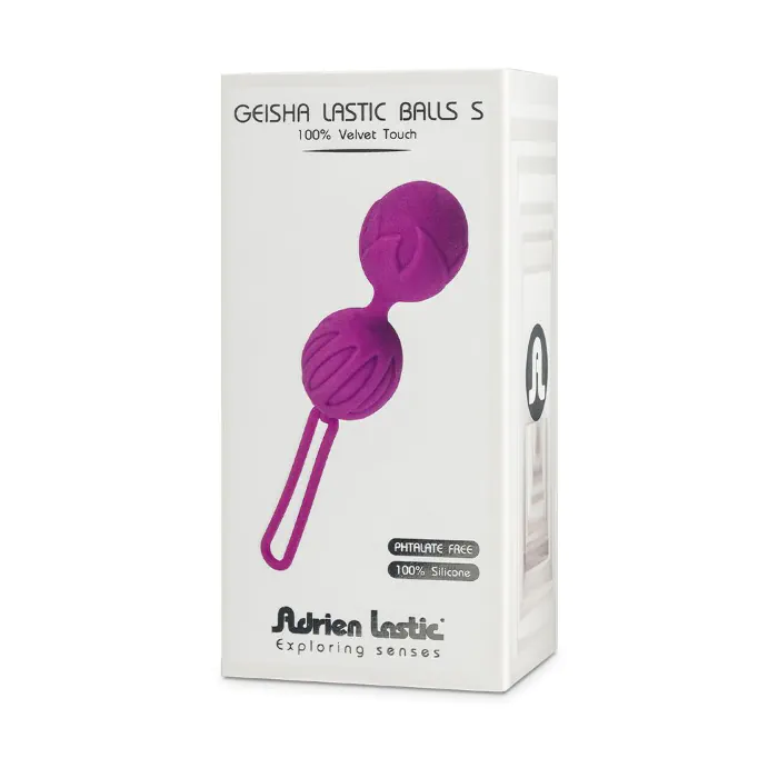 Вагінальні кульки Adrien Lastic Geisha Lastic Balls Mini Magenta S — фото 3