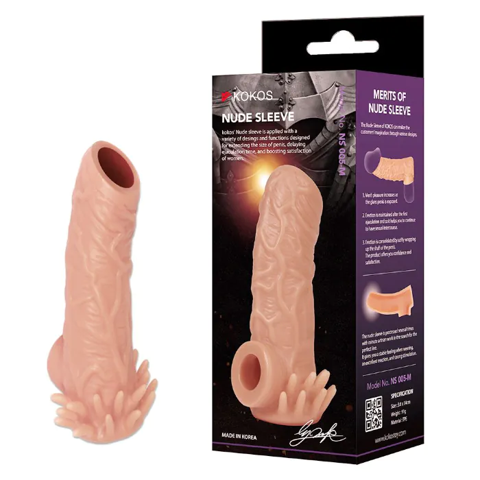 Насадка на член Kokos Nude Sleeve NS 005 M — фото 2
