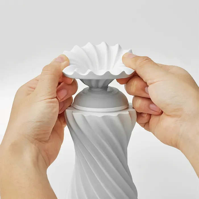 Мастурбатор Tenga Flex Silky White — фото 20