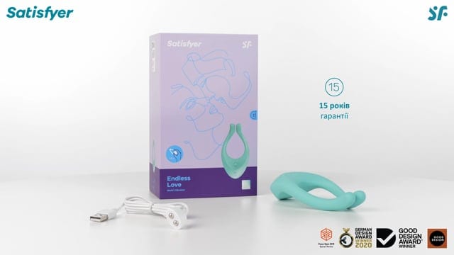 Вібратор для пар Satisfyer Endless Love Turquoise — фото 3