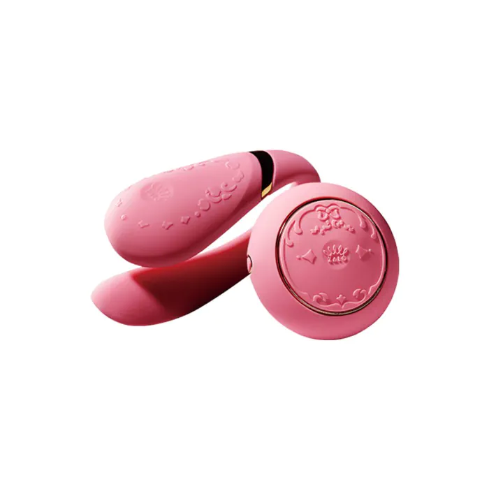 Смартвібратор для пар Zalo Fanfan set Rouge Pink