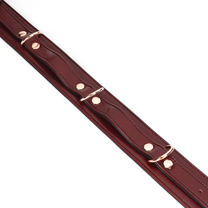 Фіксатори для стегон Liebe Seele Wine Red Thigh Cuffs S — фото 6