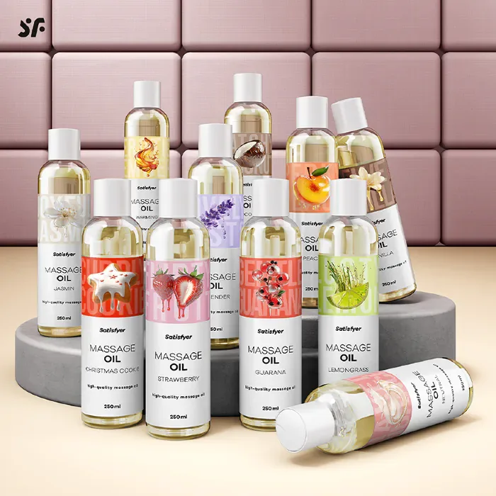Масажна олія Satisfyer Massage Oil Lemongrass 250 мл — фото 10