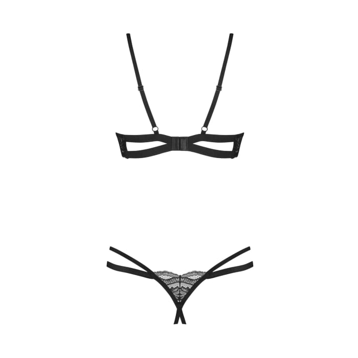 Комплект Obsessive Nutris 2-pcs crotchless set — фото 9