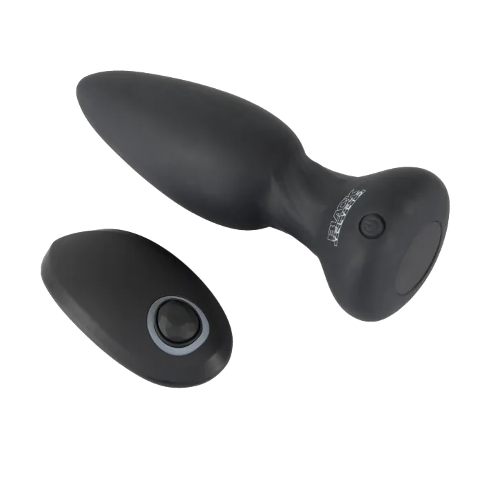Анальна вібропробка Black Velvets Remote Controlled — фото 3