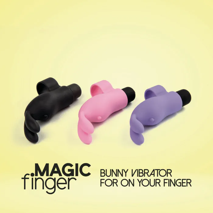 Вібратор на палець FeelzToys Magic Finger Vibrator Black — фото 6