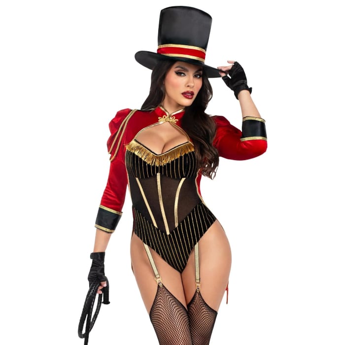 Костюм циркачки Leg Avenue Ravishing Ringmaster Bodysuit — фото 8