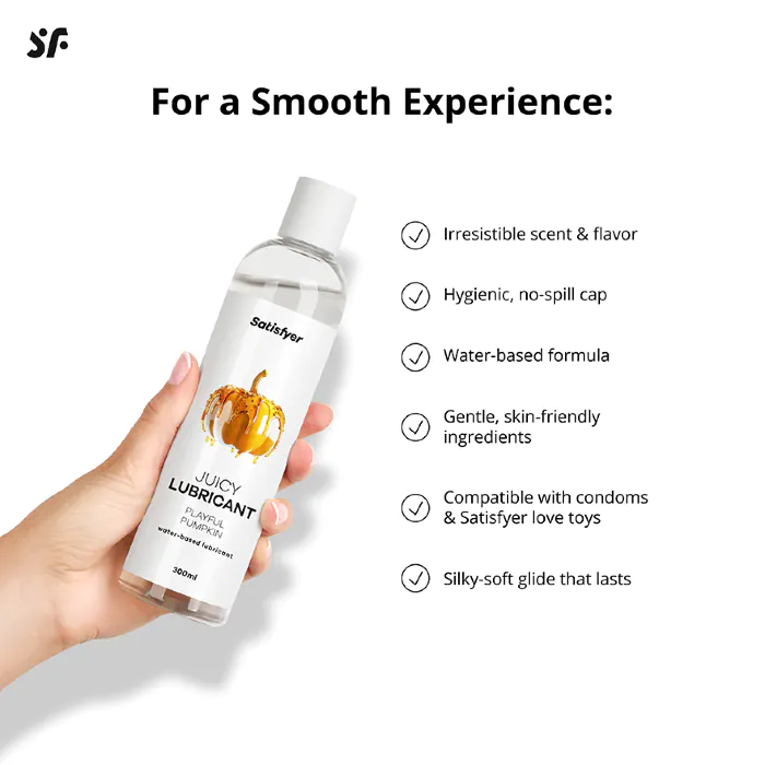 Лубрикант Satisfyer Juicy Lubricant Playful Pumpkin 300 мл — фото 4