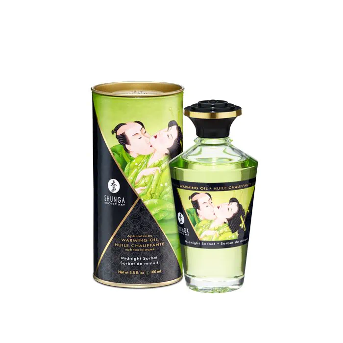 Розігріваюча олія Shunga APHRODISIAC WARMING OIL Північний сорбет — фото 2