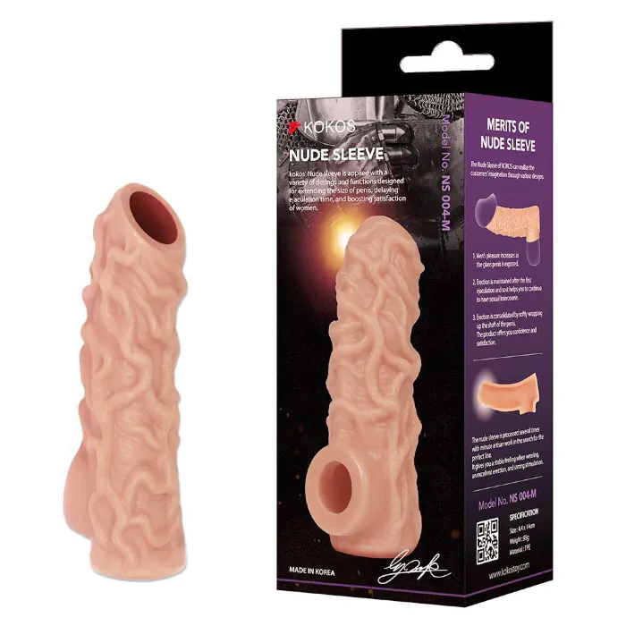 Насадка на член Kokos Nude Sleeve NS 004 L — фото 5
