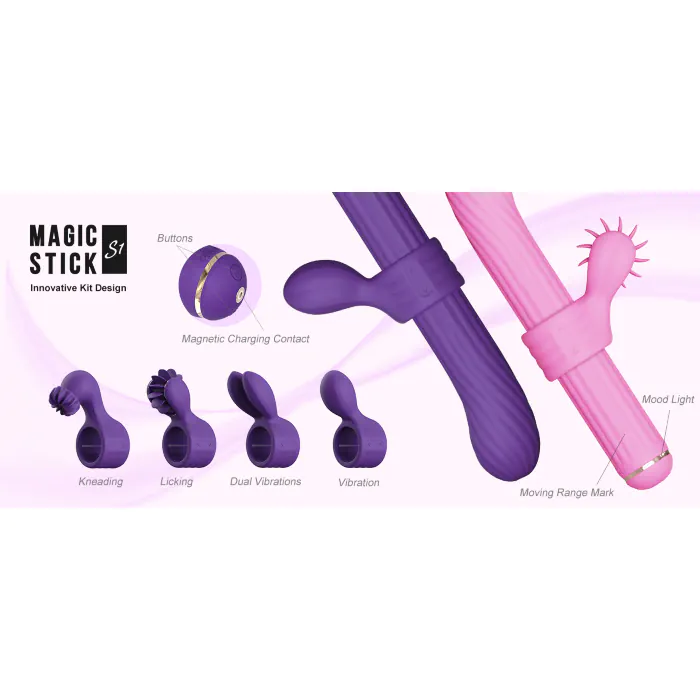 Вібратор Otouch Magic Stick S1 Plus Pink — фото 10