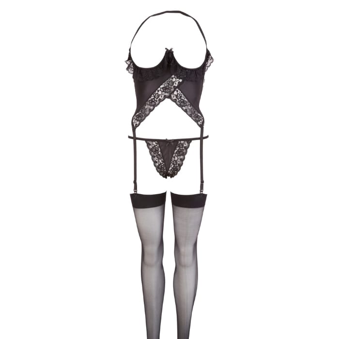 Комплект Cottelli Lingerie Set Black — фото 16