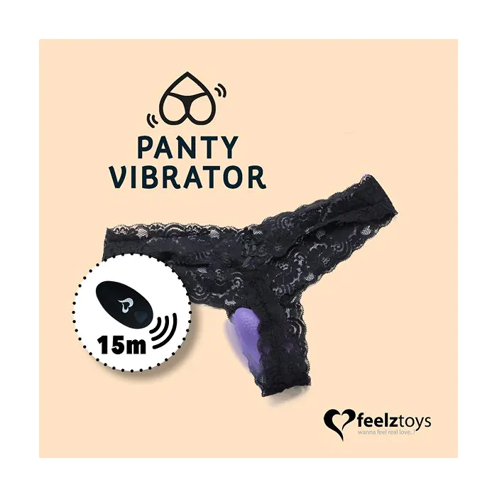 Вібратор в трусики FeelzToys Panty Vibrator Pink — фото 3