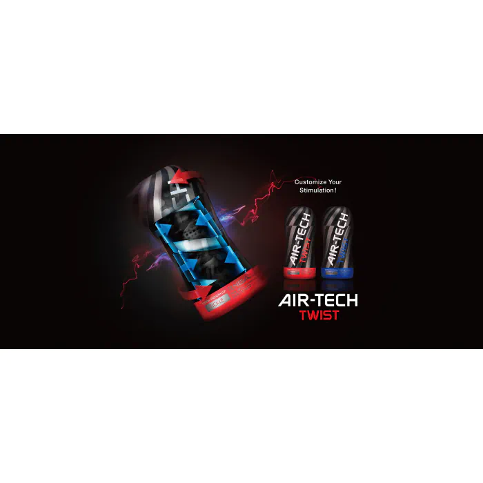 Мастурбатор Tenga Air-Tech Twist Ripple Blue — фото 14