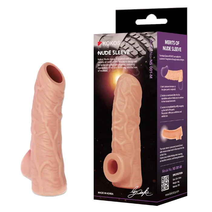 Насадка на член Kokos Nude Sleeve NS 001 M — фото 7