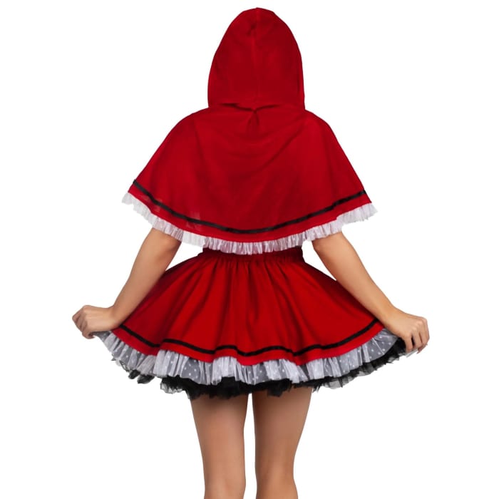 Костюм Червоної Шапочки Leg Avenue Flirty Miss Red Top and Skirt — фото 14