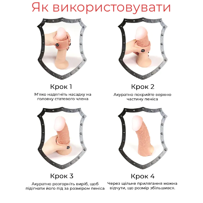 Насадка на член Kokos Nude Sleeve NS 005 S — фото 3