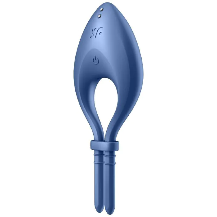 Ерекційне віброкільце ласо Satisfyer Bullseye Connect App blue