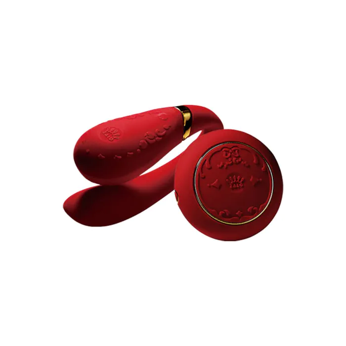 Смартвібратор для пар Zalo Fanfan set Bright Red