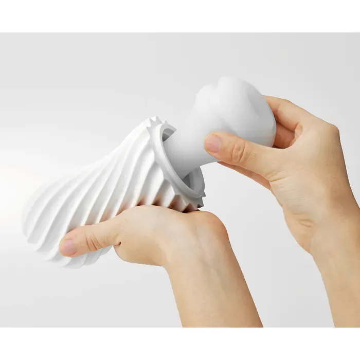 Мастурбатор Tenga Flex Silky White — фото 15
