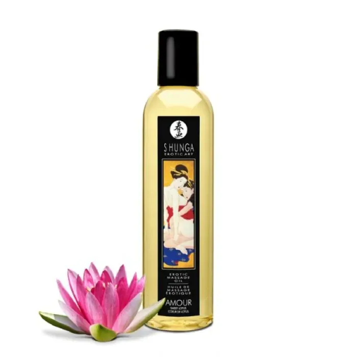 Масажна олія Shunga Amour - Sweet Lotus