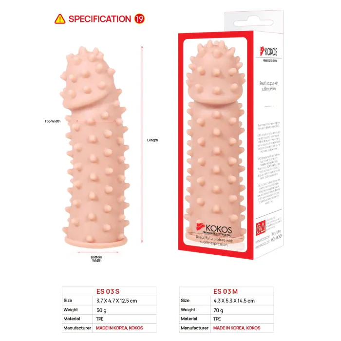 Насадка Kokos Extreme Sleeve ES 03 M — фото 6