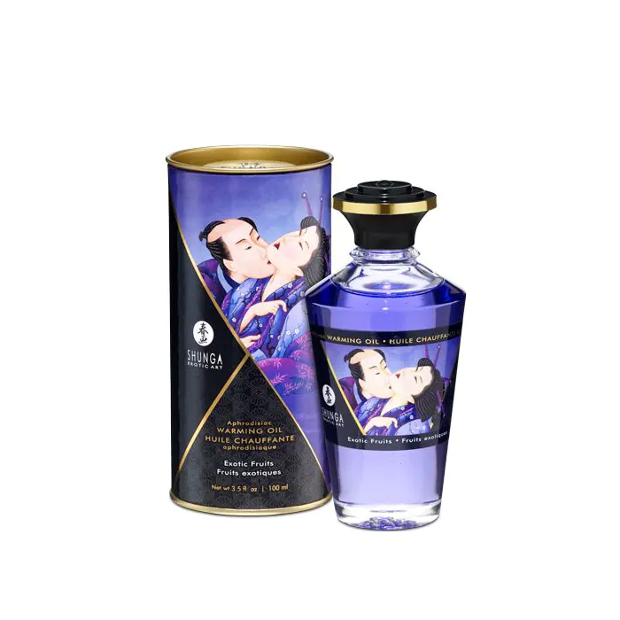 Розігріваюча олія Shunga APHRODISIAC WARMING OIL екзотичні фрукти