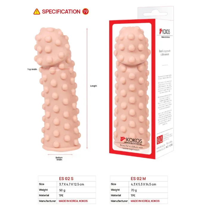 Насадка Kokos Extreme Sleeve ES 02 S — фото 4