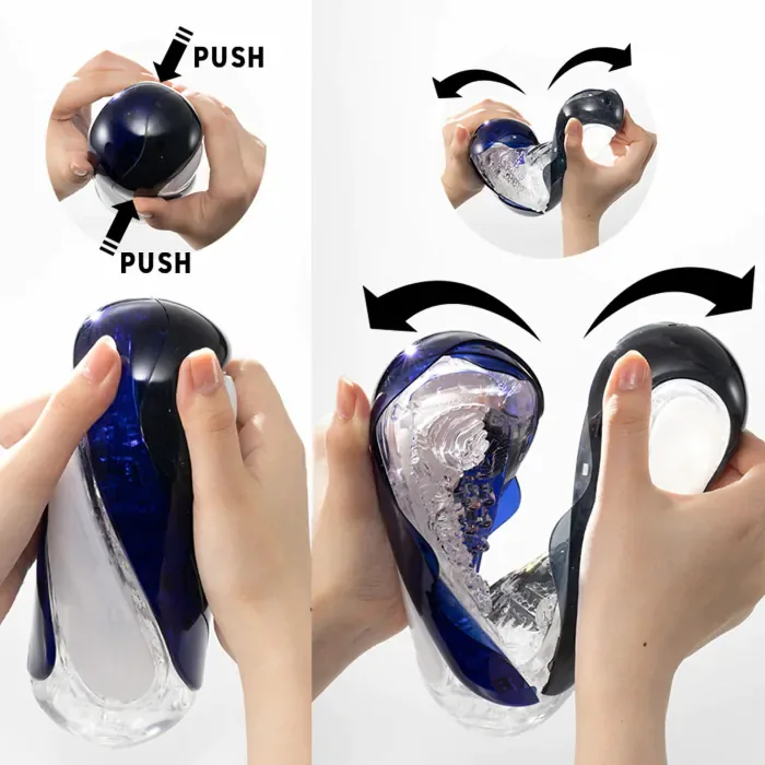 Мастурбатор Tenga Flip 360 Midnight Purple — фото 6