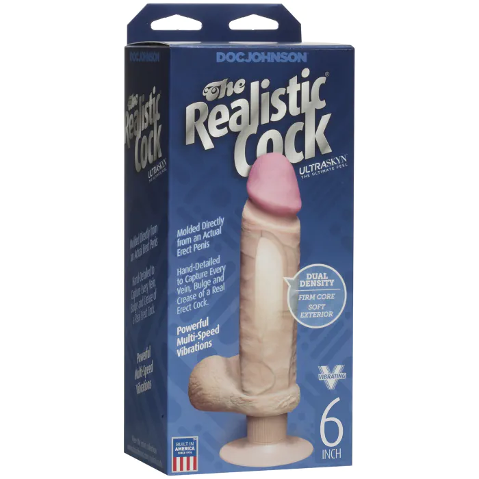 Фалоімітатор Doc Johnson The Realistic Cock 6 Ultraskin — фото 2