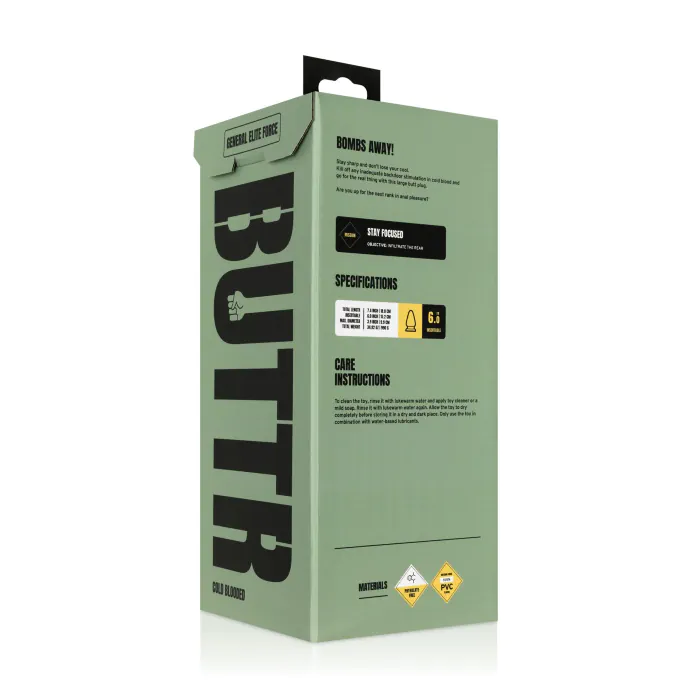 Анальна пробка BUTTR Cold Blooded Scaled Butt Plug — фото 9