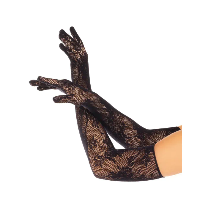 Рукавички Leg Avenue Lace Opera Length Gloves One Size Black