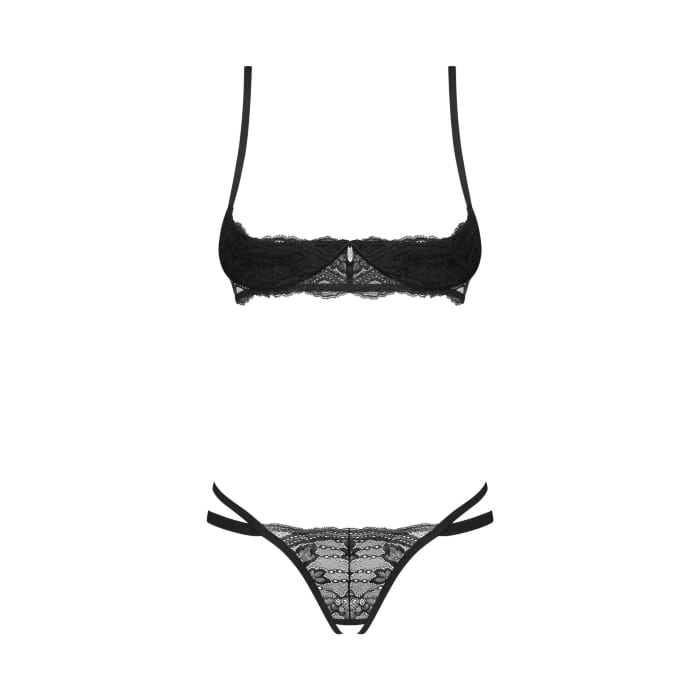 Комплект Obsessive Nutris 2-pcs crotchless set — фото 18