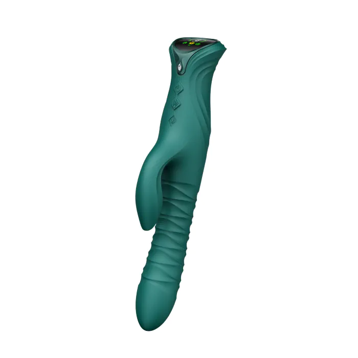 Смарт пульсатор-кролик з вібрацією Zalo Mose 2 Turquoise Green
