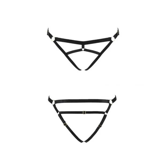 Трусики Passion Exclusive Kelis Thong S/M Black