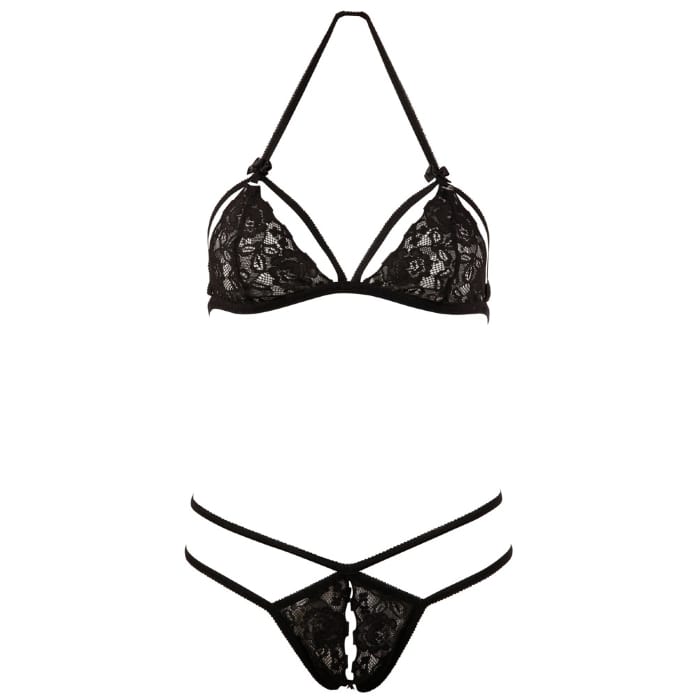 Комплект Lace Set Cottelli Black — фото 14