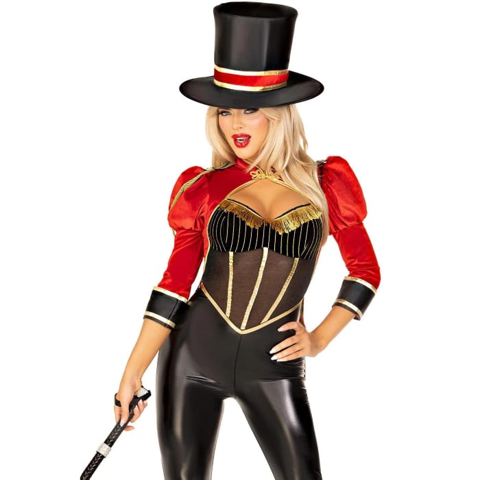 Костюм циркачки Leg Avenue Circus Ringmaster Costume — фото 13