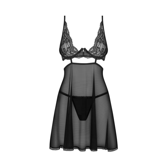 Бебі-дол Obsessive Nutris babydoll & thong — фото 13