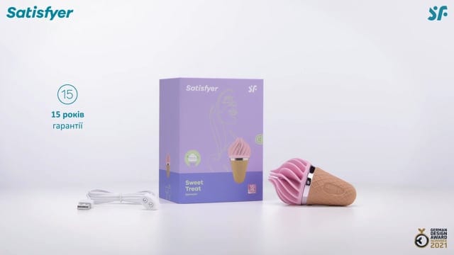 Спиннатор морозива Satisfyer Sweet Treat чорний — фото 3