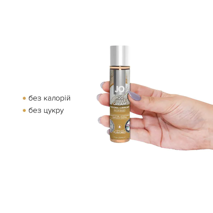Лубрикант на водній основі JO H2O Vanilla Cream 30 мл — фото 2