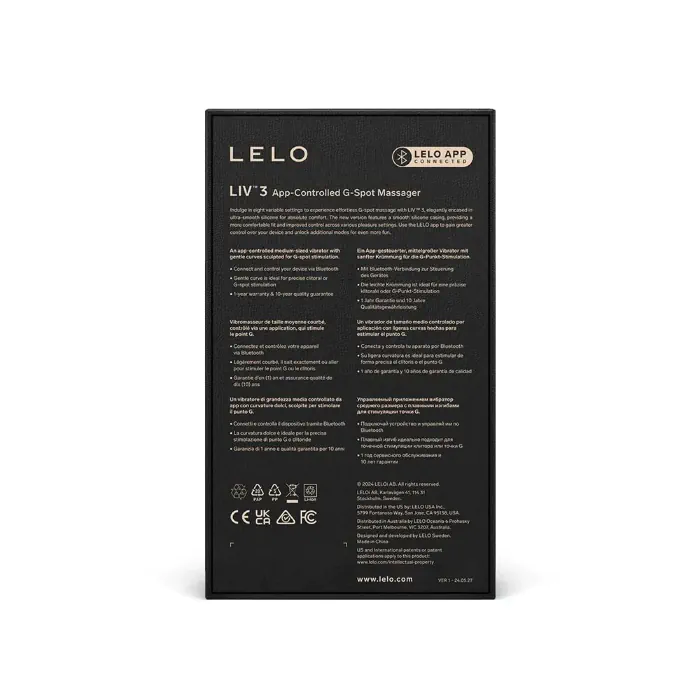 Вібратор LELO Liv 3 Deep Rose — фото 5