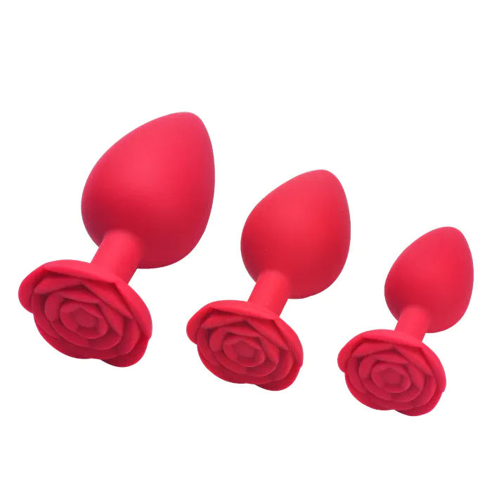 Анальна пробка Baby XXX Rose М Red — фото 10